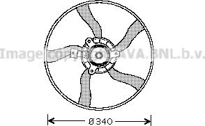 Prasco CN7532 - Ventilator, hladjenje motora www.molydon.hr