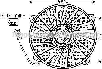 Prasco CN7526 - Ventilator, hladjenje motora www.molydon.hr