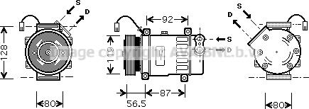 Prasco CNK207 - Kompresor, klima-Uređaj www.molydon.hr