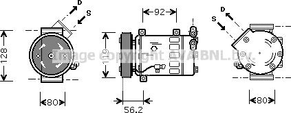 Prasco CNK237 - Kompresor, klima-Uređaj www.molydon.hr