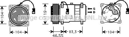 Prasco CNK019 - Kompresor, klima-Uređaj www.molydon.hr