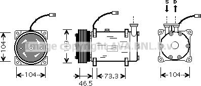 Prasco CNK030 - Kompresor, klima-Uređaj www.molydon.hr