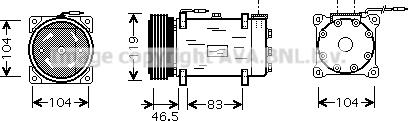 Prasco CNK160 - Kompresor, klima-Uređaj www.molydon.hr