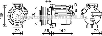 Prasco CTK063 - Kompresor, klima-Uređaj www.molydon.hr