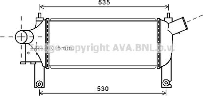 Prasco DN4339 - Intercooler, hladnjak www.molydon.hr