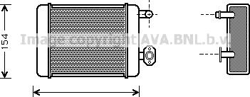 Prasco DN6071 - Izmjenjivač topline, grijanje unutrasnjeg prostora www.molydon.hr