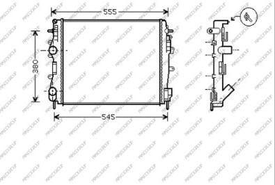 Prasco DS917R011 - Hladnjak, hladjenje motora www.molydon.hr