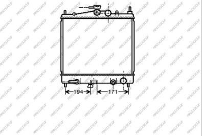 Prasco DS011R005 - Hladnjak, hladjenje motora www.molydon.hr