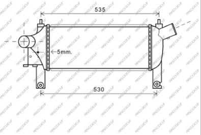 Prasco DS814N001 - Intercooler, hladnjak www.molydon.hr