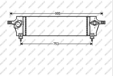 Prasco DS710N001 - Intercooler, hladnjak www.molydon.hr