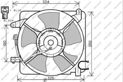 Prasco DW324F001 - Ventilator, hladjenje motora www.molydon.hr