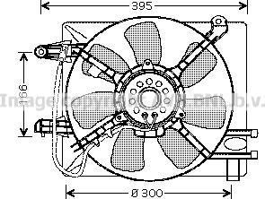 Prasco DW7505 - Ventilator, hladjenje motora www.molydon.hr