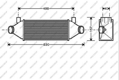 Prasco FD910N001 - Intercooler, hladnjak www.molydon.hr