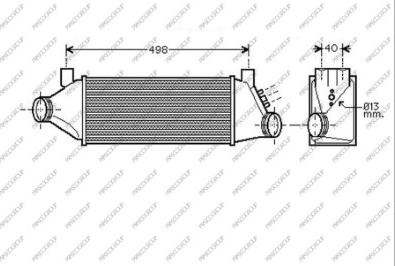 Prasco FD910N003 - Intercooler, hladnjak www.molydon.hr