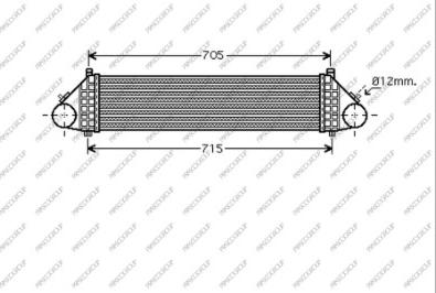 Prasco FD424N002 - Intercooler, hladnjak www.molydon.hr