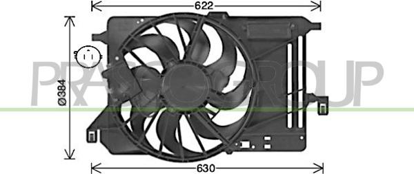 Prasco FD428F001 - Ventilator, hladjenje motora www.molydon.hr