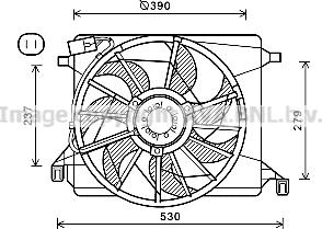 Prasco FD7560 - Ventilator, hladjenje motora www.molydon.hr