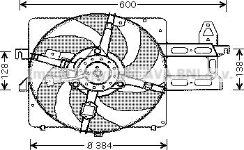 Prasco FD7520 - Ventilator, hladjenje motora www.molydon.hr