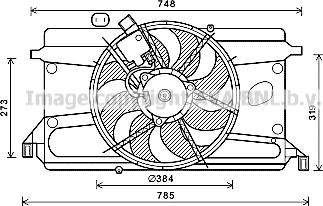 Prasco FD7573 - Ventilator, hladjenje motora www.molydon.hr