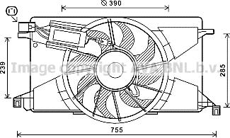 Prasco FD7608 - Ventilator, hladjenje motora www.molydon.hr