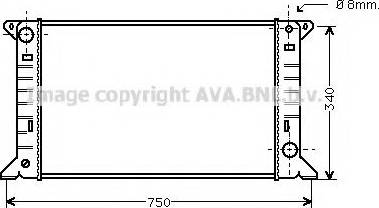 Prasco FDA2085 - Hladnjak, hladjenje motora www.molydon.hr