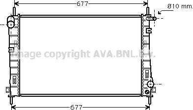 Prasco FDA2336 - Hladnjak, hladjenje motora www.molydon.hr