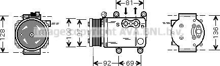 Prasco FDK419 - Kompresor, klima-Uređaj www.molydon.hr