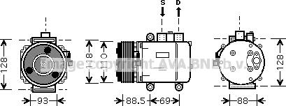 Prasco FDK420 - Kompresor, klima-Uređaj www.molydon.hr