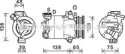 Prasco FDK595 - Kompresor, klima-Uređaj www.molydon.hr