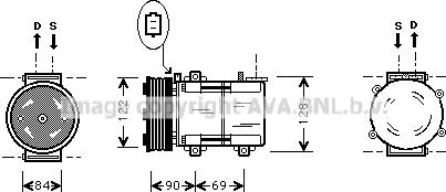 Prasco FDK352 - Kompresor, klima-Uređaj www.molydon.hr