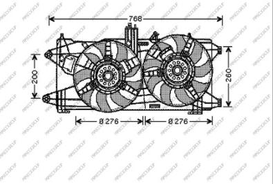 Prasco FT907F004 - Ventilator, hladjenje motora www.molydon.hr