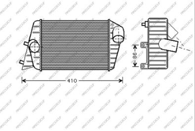 Prasco FT420N001 - Intercooler, hladnjak www.molydon.hr