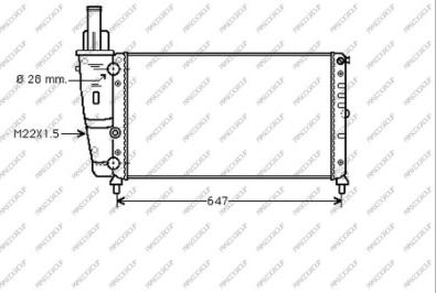 Prasco FT132R003 - Hladnjak, hladjenje motora www.molydon.hr