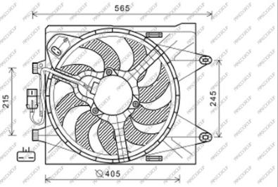 Prasco FT124F004 - Ventilator, hladjenje motora www.molydon.hr