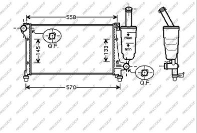 Prasco FT122R006 - Hladnjak, hladjenje motora www.molydon.hr