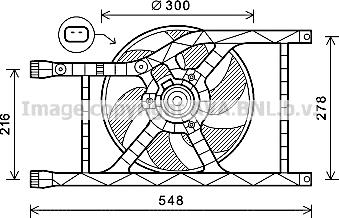 Prasco FT7593 - Ventilator, hladjenje motora www.molydon.hr