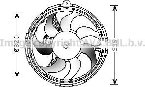 Prasco FT7540 - Ventilator, hladjenje motora www.molydon.hr