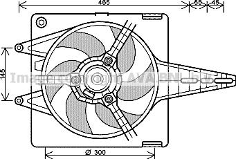 Prasco FT7547 - Ventilator, hladjenje motora www.molydon.hr