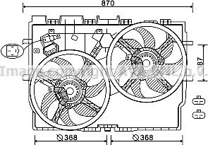 Prasco FT7585 - Ventilator, hladjenje motora www.molydon.hr