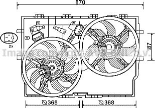 Prasco FT7588 - Ventilator, hladjenje motora www.molydon.hr