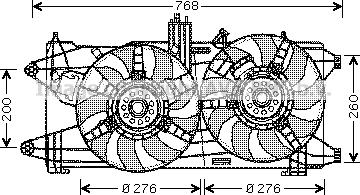 Prasco FT7522 - Ventilator, hladjenje motora www.molydon.hr