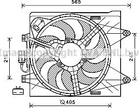 Prasco FT7605 - Ventilator, hladjenje motora www.molydon.hr