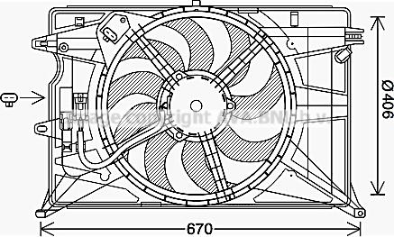 Prasco FT7611 - Ventilator, hladjenje motora www.molydon.hr