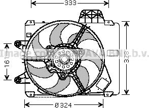 Prasco FT7286 - Ventilator, hladjenje motora www.molydon.hr