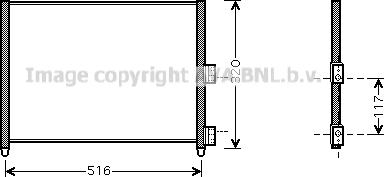 Prasco FTA5303 - Kondenzator, klima-Uređaj www.molydon.hr