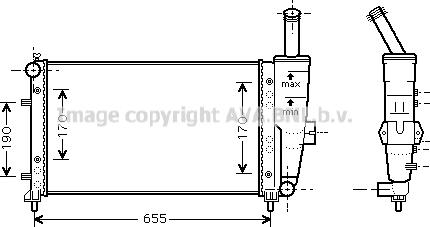 Prasco FTA2281 - Hladnjak, hladjenje motora www.molydon.hr