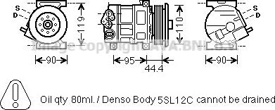 Prasco FTK457 - Kompresor, klima-Uređaj www.molydon.hr