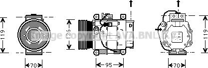 Prasco FTK036 - Kompresor, klima-Uređaj www.molydon.hr