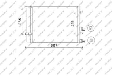 Prasco HN200C001 - Kondenzator, klima-Uređaj www.molydon.hr