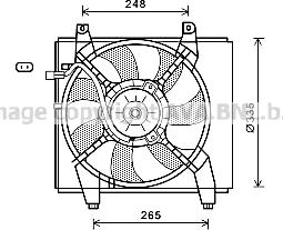 Prasco HY7547 - Ventilator, hladjenje motora www.molydon.hr